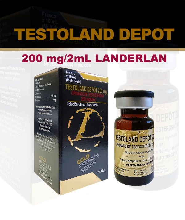 Deposteron landerlan Gold 10ml 200mg/2ml Cipionato de Testosterona